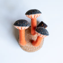 Load image into Gallery viewer, Felt Wall Mushroom Trio