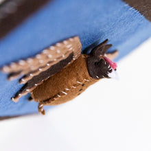Load image into Gallery viewer, Felt Bat Shadowbox Specimen