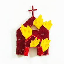 Load image into Gallery viewer, Felt Burning Church