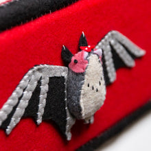 Load image into Gallery viewer, Felt Bat Shadowbox Specimen