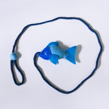 Load image into Gallery viewer, Dead Fish on a String Catnip Toy
