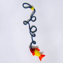 Load image into Gallery viewer, Dead Fish on a String Catnip Toy