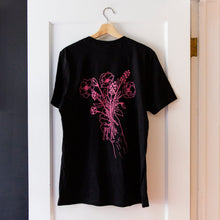 Load image into Gallery viewer, Floral Support Shirt Black