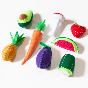 Fruit and Veggie Catnip Toys